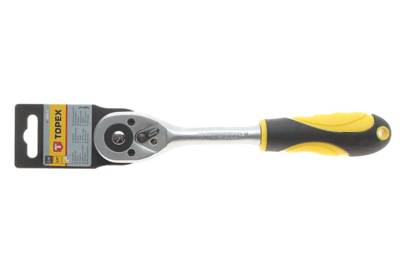Трещотка 3/8" 45 зубцов 200 мм TOPEX