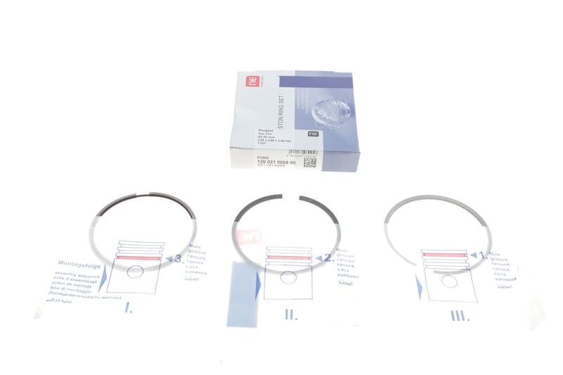 Кільця поршневі Ford Connect 1.8TDCI 02- (82.50mm/STD) (2.5-2-3) = 8921060000 NPR