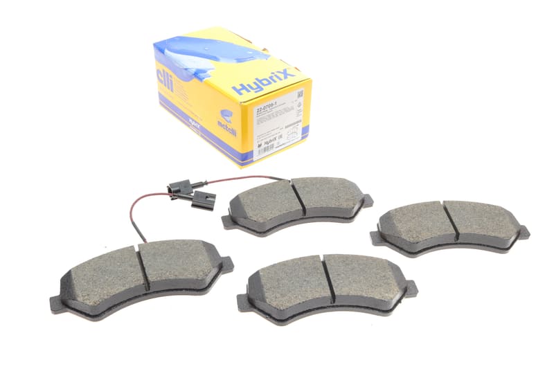 Колодки тормозные (передние) Citroen Jumper/Fiat Ducato/Peugeot Boxer 06- R16 (с датчиком) METELLI