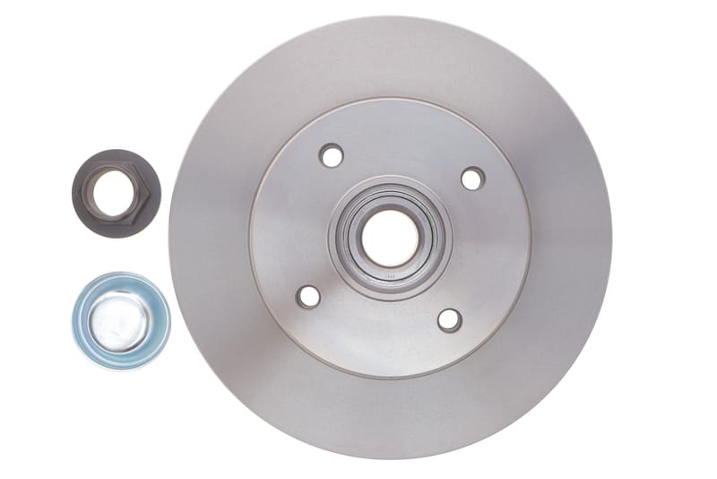 Диск тормозной (задний) Citroen C3 09-/C4/Peugeot 307/207 04-/208 12- (249х9)(полный)(с подшипником) METELLI