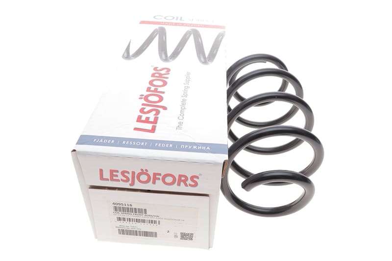 Пружина (передня) VW Passat B6/B7 2.0TDI/4motion 05-14 (седан/унив)/Audi A3 2.0FSI/TFSI 03-13 LESJOFORS