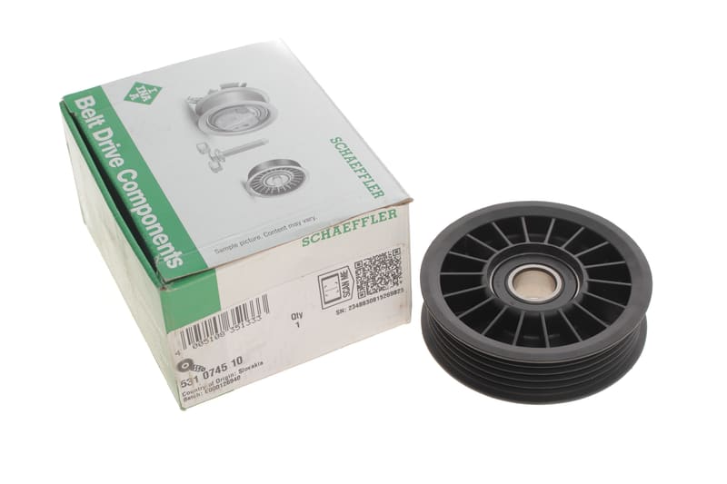 Ролик генератора Audi A4/A6/VW Passat 1.9TDI 95- (натяжной) (83x23mm) INA