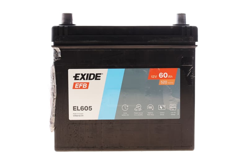 Акумуляторна батарея 60Ah/520A (230x173x222/+L/B00) (Start-Stop EFB) Азія EXIDE