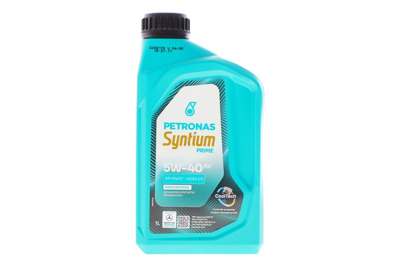 Масло 5W40 SYNTIUM PRIME AV (1L) (VW 505.00/505.01/MB 229.51/RN0700/RN0710)(API SN) (ACEA C3) PETRONAS