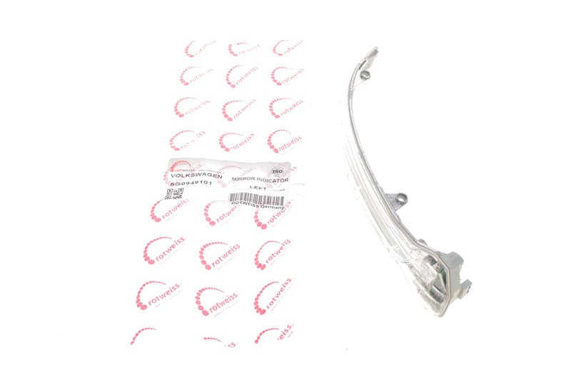 Повторитель поворота на зеркало VW Golf VII/Touran 12- (L) (внутри OE VAG) ROTWEISS