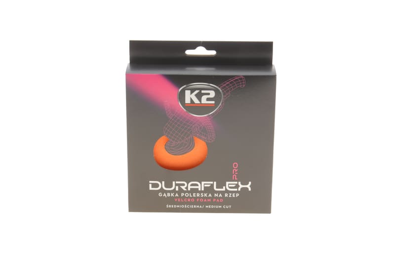 Губка автомобільна для нанесення воску і поліровки Duraflex Velcro Foam Pad Cuttung (150x25mm) K2