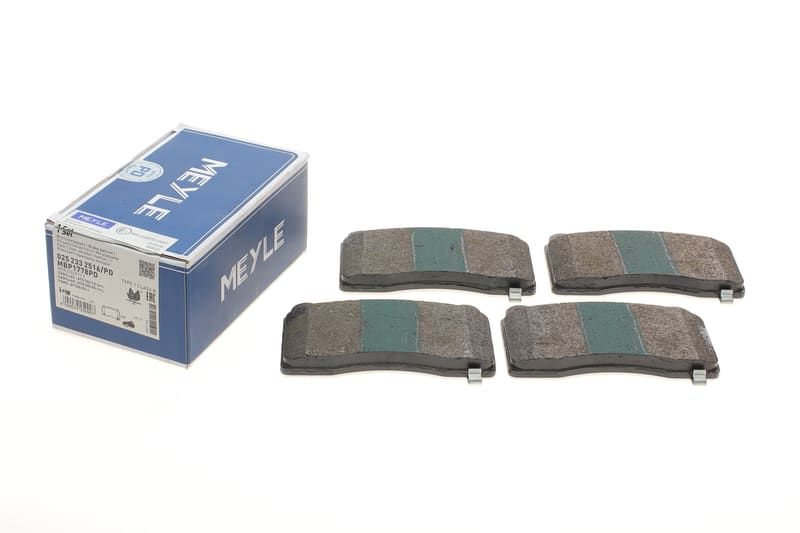 Колодки тормозные (передние) Cadillac Ats/Cts/Honda Civic X/Mitsubishi Lancer/Tesla Model 3/S/X 03- MEYLE