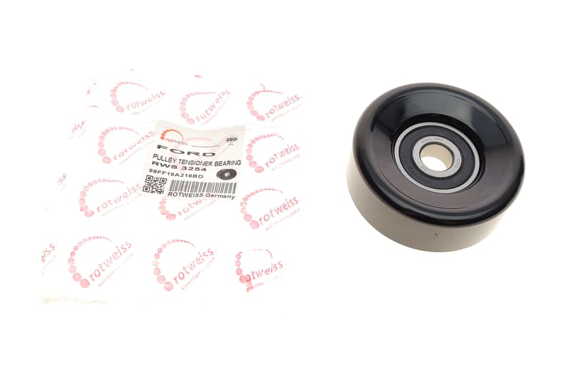 Ролик генератора Ford Connect 1.8D/TDCI 02- (+AC) (паразитный) ROTWEISS