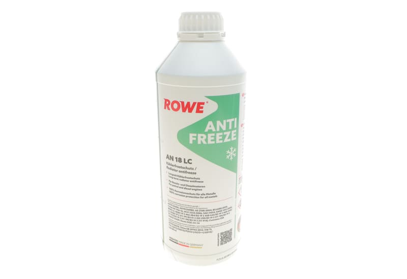 Антифриз (зеленый) 1.5L HIGHTEC ANTIFREEZE COOLANT AN 18 LC (1:1=-37°C) (концентрат) ROWE