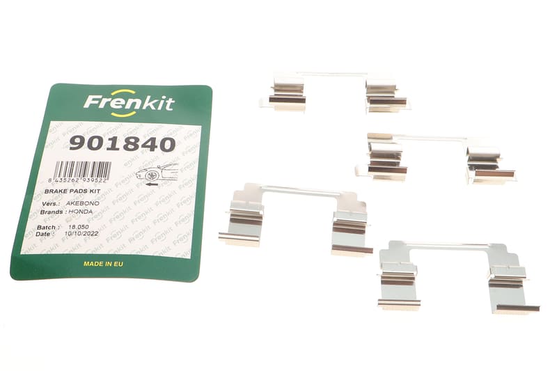 Планка супорта (переднього) прижимна (к-кт) Honda Accord VIII 2.4i 08-15 (Akebono) FRENKIT