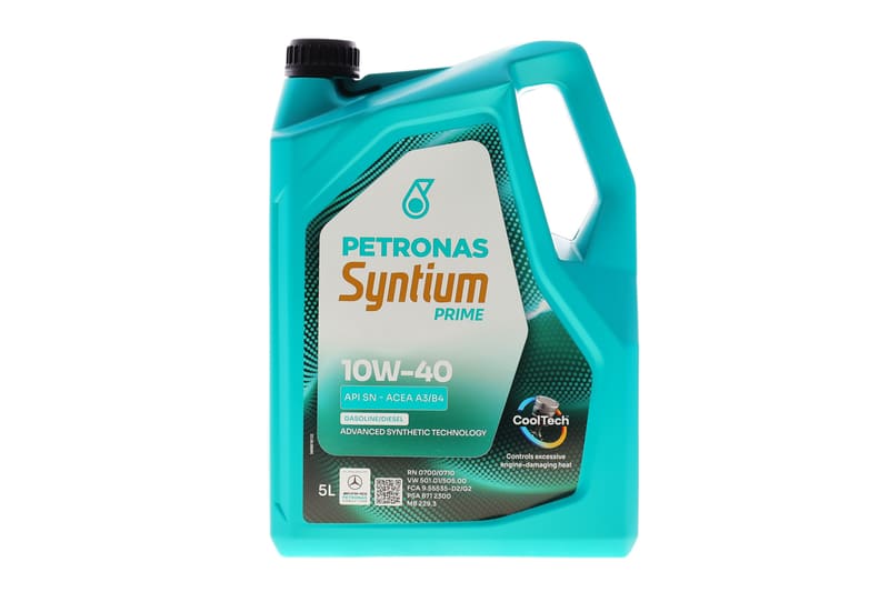 Олива 10W40 SYNTIUM PRIME (5L) (ACEA A3/B4/ API SN/MB 229.3/VW 501.01/505.00/RN0700/RN0710) заміна для 70732M12EU PETRONAS