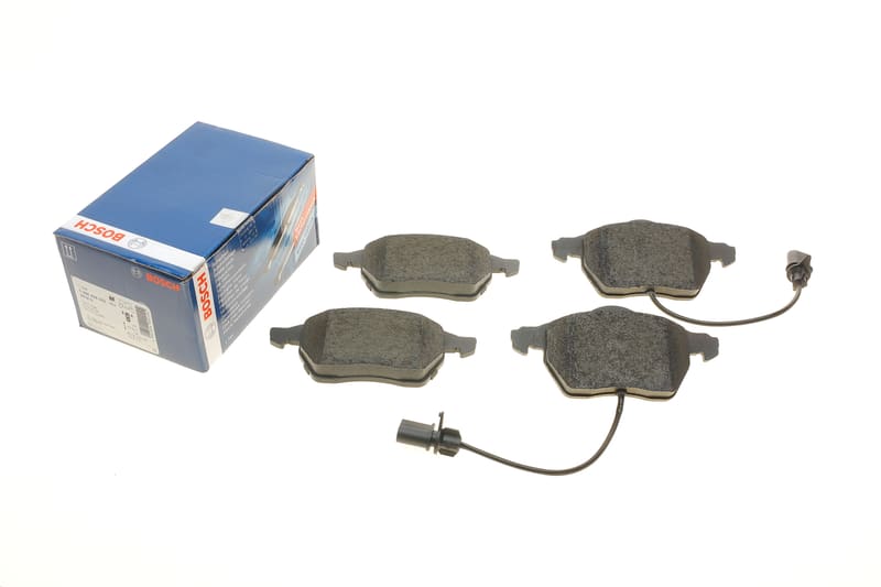 Колодки гальмівні (передні) Audi A4/A6/Skoda Superb/VW Passat 1.9TDI/2.5TDI 96-(з датчиками)(ATE) BOSCH