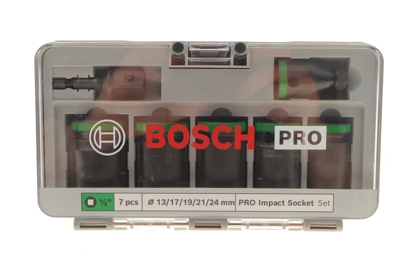 Набір ударних головок 1/2" 13-24 мм 7 шт. BOSCH