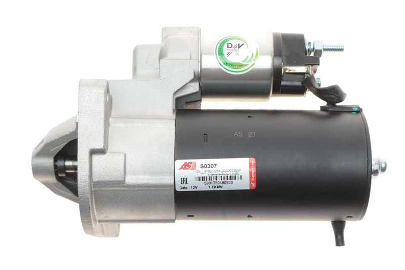 Стартер Fiat Ducato 2.0-2.3D 06- (12V/1.7kw) (z=9) AS