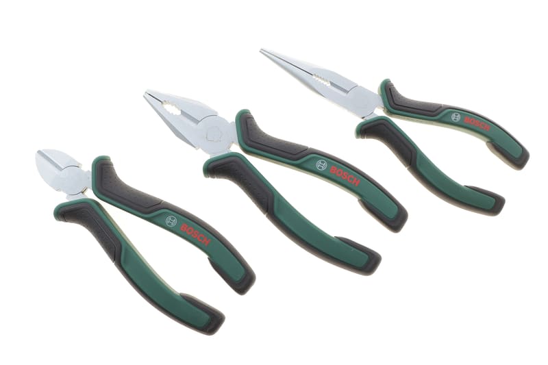 Плоскогубці Bosch 3 од.(комбіновані,бічні,посилені) BOSCH