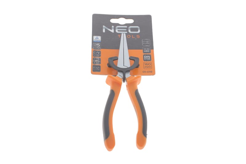 Плоскогубці з подовженими губками 6" L-160 мм NEO TOOLS