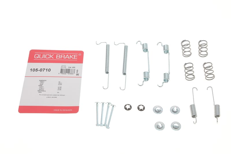 Комплект пружинок колодок ручника Opel Astra F/Ford Escort II 1.2-2.0 75-01 (Opel) QUICK BRAKE
