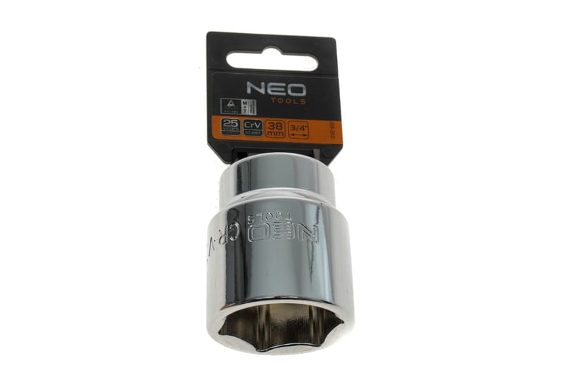 Головка торцева 3/4" 38 мм (хромована) NEO TOOLS