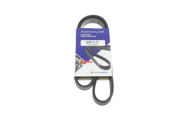 Ремінь генератора Fiat Scudo 2.0 JTD 99-06 (5PK968) HUTCHINSON