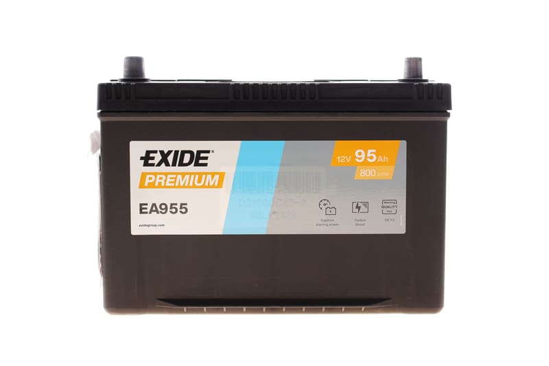 Акумуляторна батарея 95Ah/800A (306x173x222/+L/B01) Premium Азія EXIDE