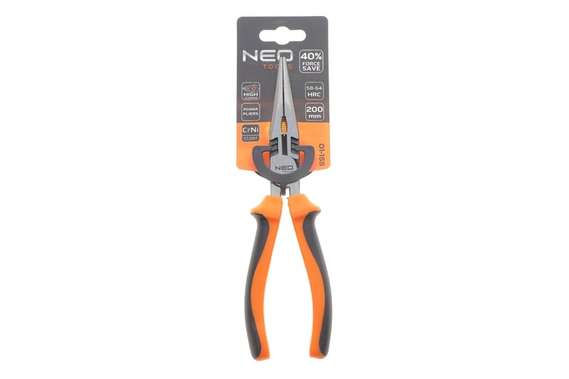 Плоскогубцы с удлиненными губками 8" 40% FS L-200 мм NEO TOOLS