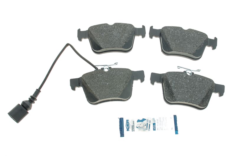 Колодки тормозные (задние) VW Atlas 16-/Audi A3 12-/Q3 18- (+датчик) ICER