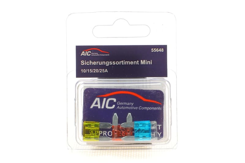 Комплект запобіжників (Міні) (10A/15A/20A/25A) AIC