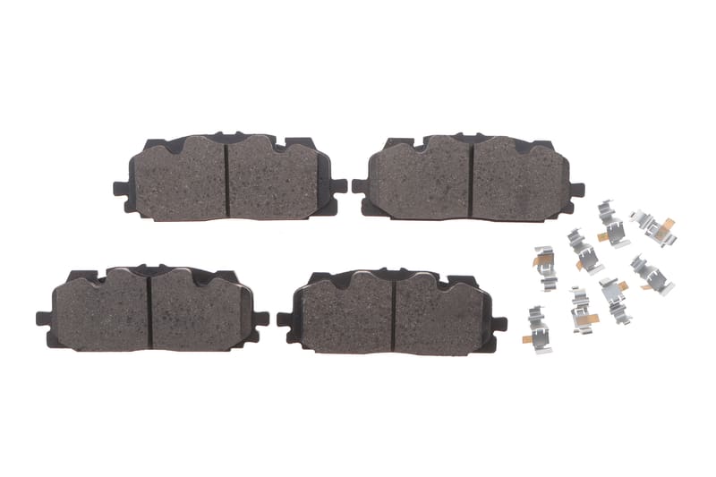 Колодки тормозные (передние) Audi A5/Q7 2.0-3.0 D 15-/VW Touareg 17- (Akebono) (с аксессуарами) ZIMMERMANN