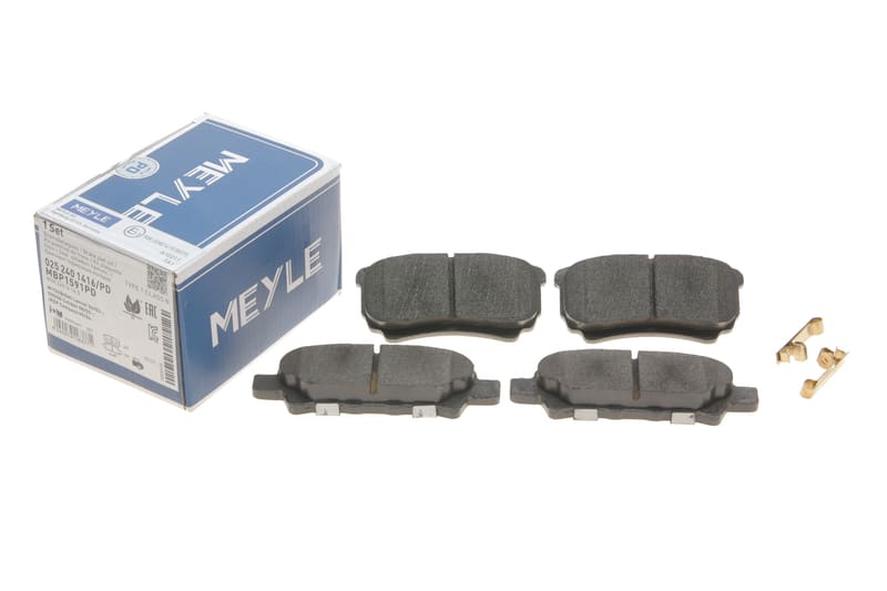 Колодки тормозные (задние) Mitsubishi Outlander/Lancer 01- (Akebono) MEYLE