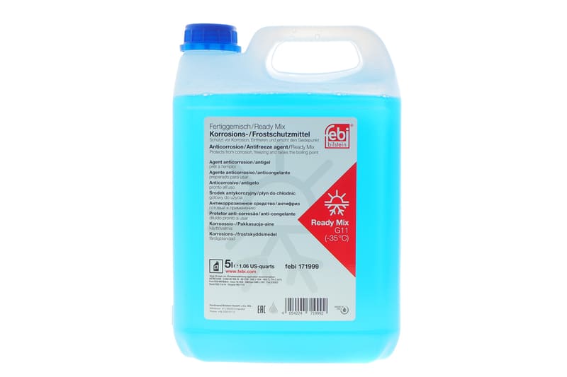 Антифриз (синій) Readymix G11 (-35°C готовий до застосування) (5 л) FEBI BILSTEIN