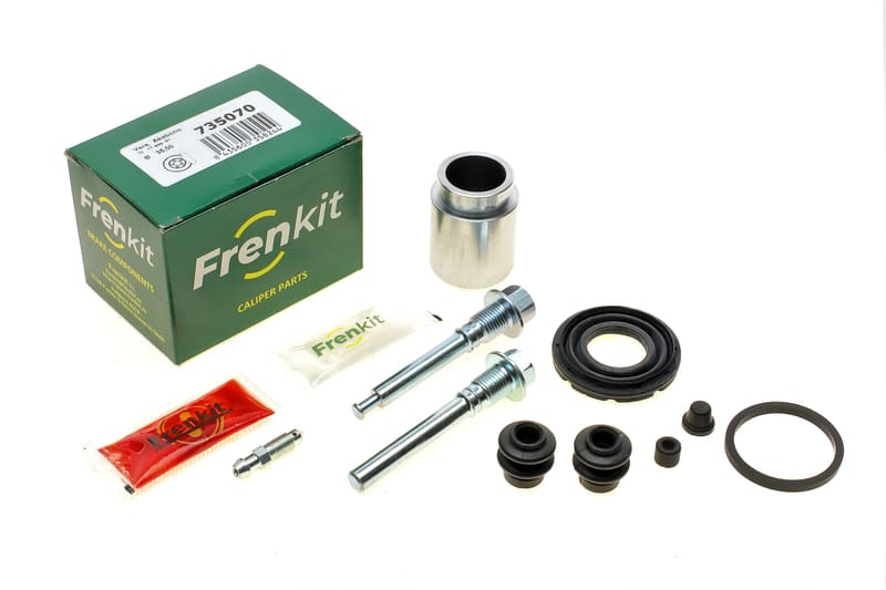 Ремкомплект суппорта (заднего) Nissan Qashqai/X-Trail 07- (d=35mm) (Akebono) (+поршень/направляющая) FRENKIT