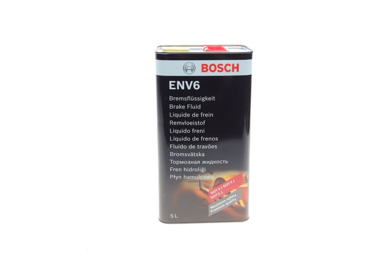 Гальмівна рідина ENV6 (DOT4/DOT3/DOT5.1) (5L) BOSCH