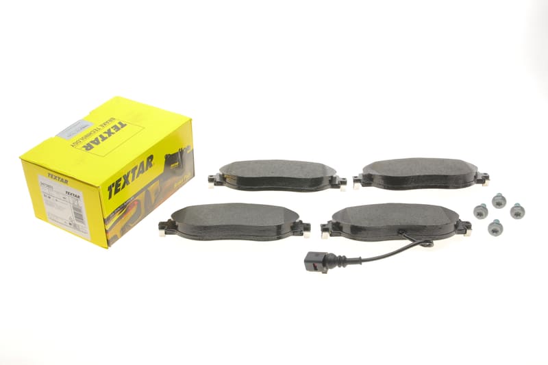 Колодки тормозные (передние) Audi A3/Skoda Octavia III/VW Passat/Golf 13- (TRW) Q+ (с датчиком) TEXTAR