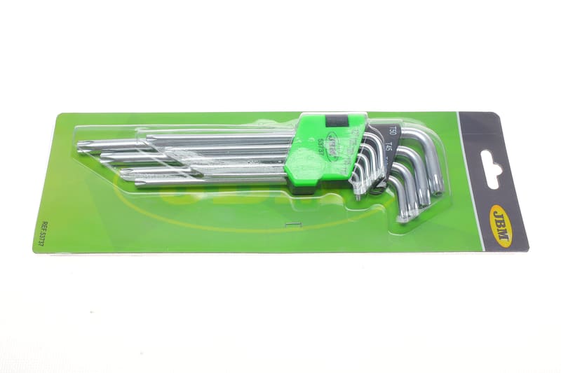 Набір ключів Г-под. Torx T10-T50 (0.42 кг) JBM