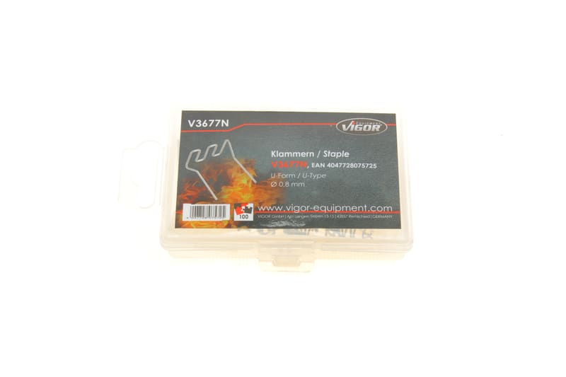 Скоба U-профіль Ø0,8 mm 100 од. VIGOR