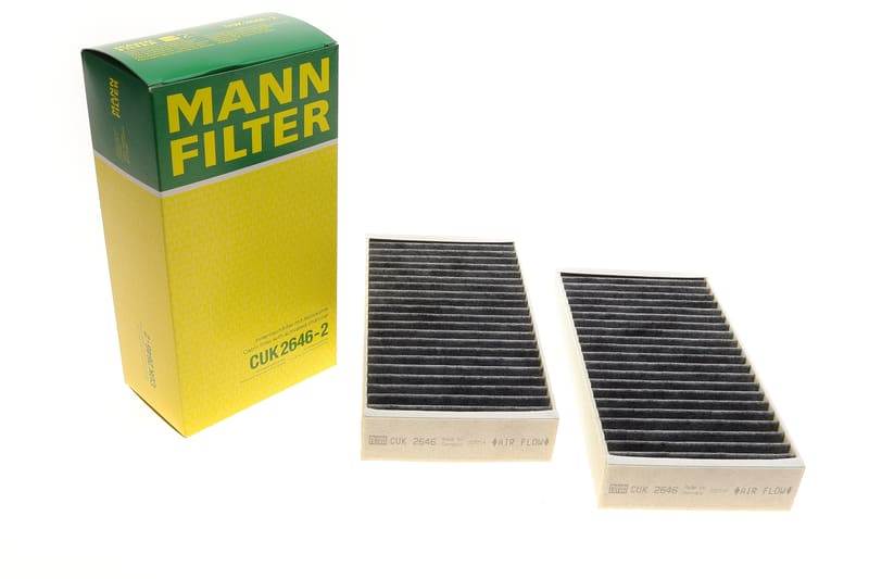 Фільтр салону MB ML (W164) 3.0CDI (вугільний) (к-кт 2шт.) MANN-FILTER