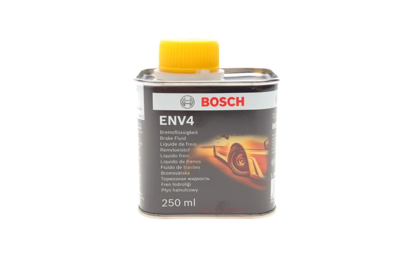 Жидкость тормозная DOT4 (0.25L) ENV4 (металлическая канистра) (Снято с поставок) BOSCH