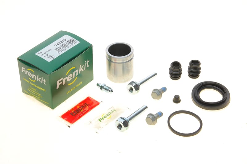 Ремкомплект супорта (заднього) Hyundai Terracan 01-06 (d=43mm) (+поршень) (Mando) (+поршень/направляюча) SuperKit FRENKIT