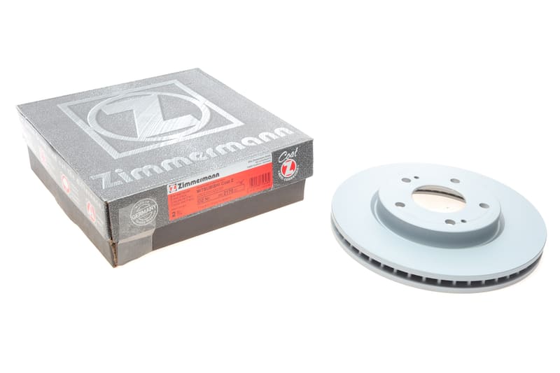 Диск тормозной (передний) Mitsubishi Lancer 08- (276x26) ZIMMERMANN