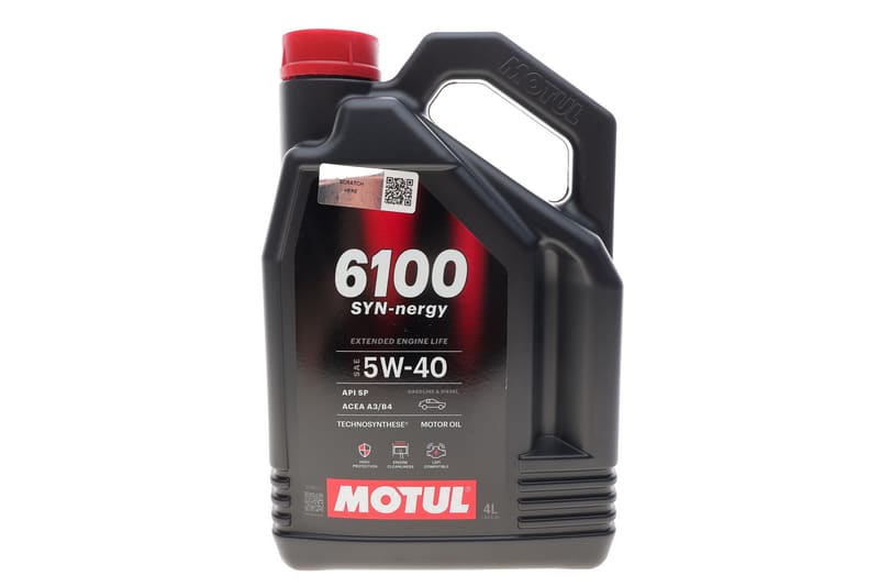 Масло 5W40 Syn-nergy 6100 (4L) (API SP) (ACEA A3/B4) (112962) MOTUL