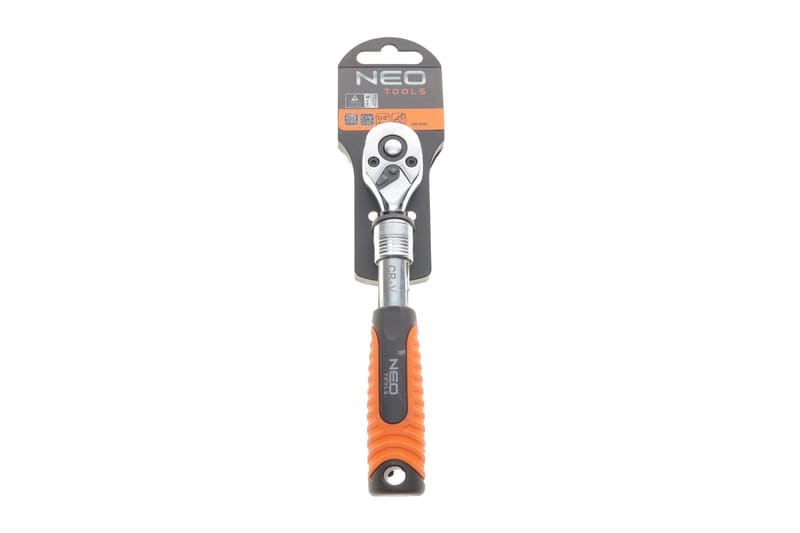 Трещотка 1/4" телескопическая 72 зубца 150-200 мм NEO TOOLS
