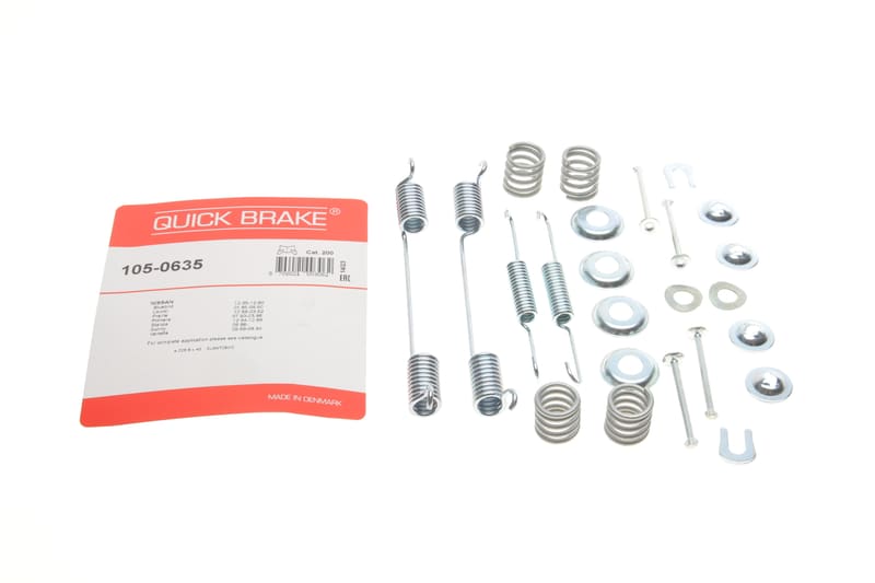 Комплект пружинок колодок ручника Hyundai Sonata II/Nissan Primera 83-00 QUICK BRAKE