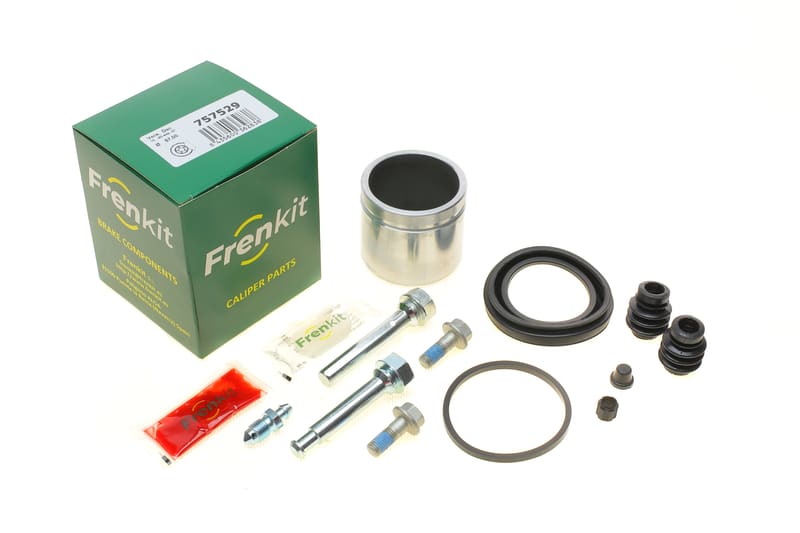 Ремкомплект суппорта (переднего) Hyundai Elantra 06-11 (d=57mm)(Mando)(+ поршен/направляющая) Super FRENKIT