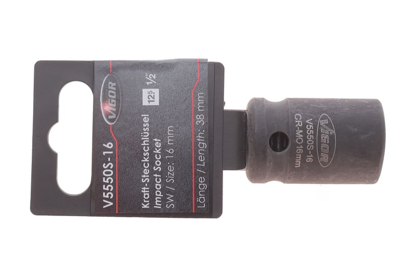 Головка торцевая ударная 1/2" 16 мм VIGOR