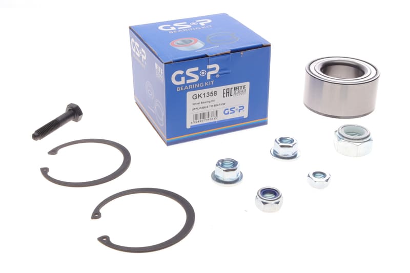 (к-кт) Подшипник ступицы (передней) VW Caddy II 95-04/Golf 85-02 (40x72x37) GSP