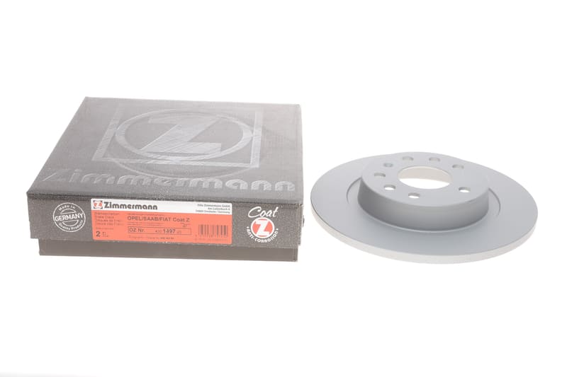 Диск тормозной (задний) Opel Signum/Vectra C 02-09 (278х12) ZIMMERMANN