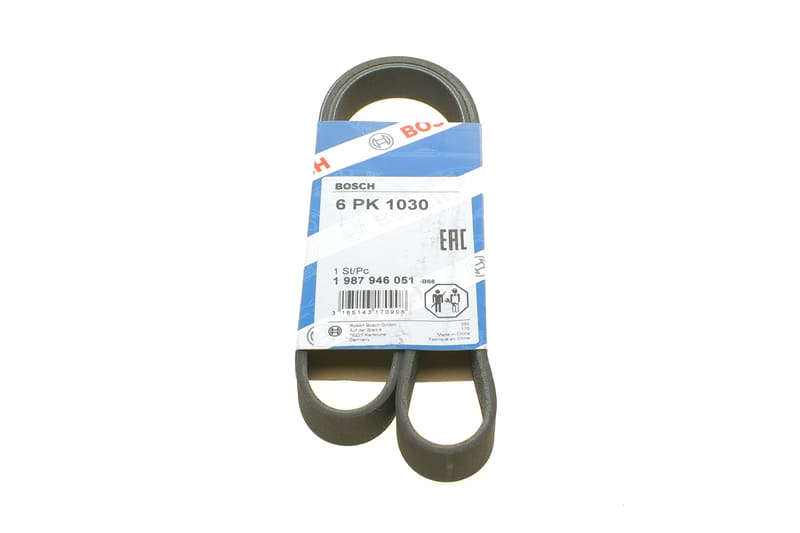 Ремінь генератора поліклиновий Nissan Almera 2.0 00-03/ Primera 2.0 16V 96-01 (6PK1030) BOSCH