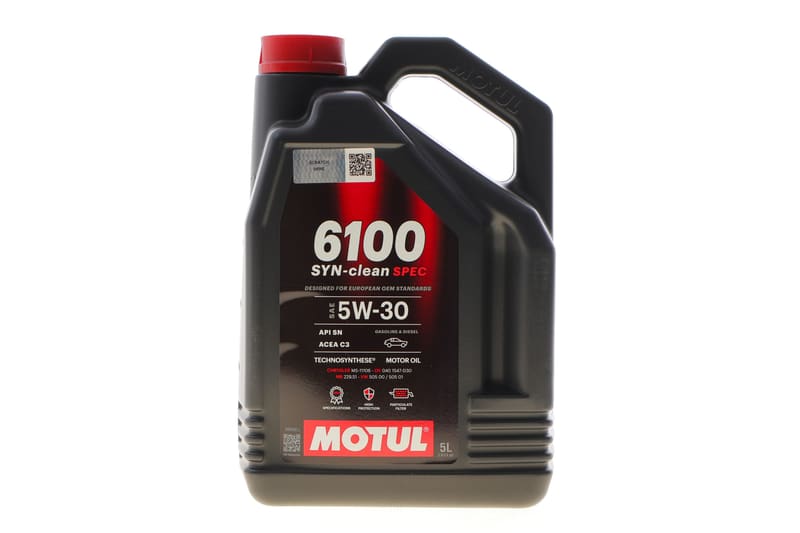 Олива 5W30 6100 Syn-clean Spec (5L) (CHRYSLER MS-11106/MB 229.51/VW 505 00/505 01) (113154) MOTUL