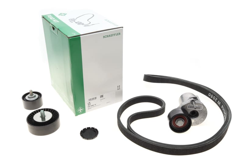 Комплект ременя генератора BMW 3 (E90) 04-11 (6PK1817), N47/M47/N57 INA
