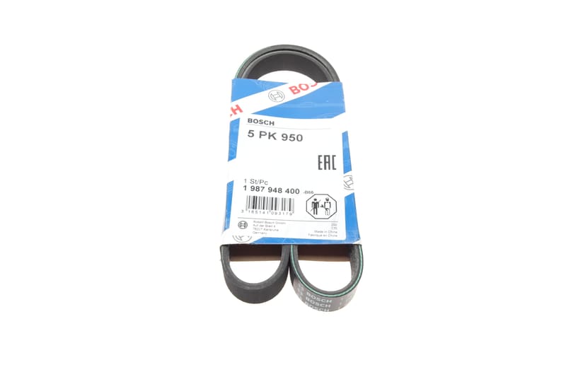Ремінь генератора Audi A6 5.0 08-10/BMW 3 (E46) 1.6/1.8i 98-02/Suzuki Jimny 1.5 18- (5PK950) BOSCH
